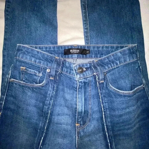 Womens Hudson Holly Straight Leg Jeans - Picture 4 of 9